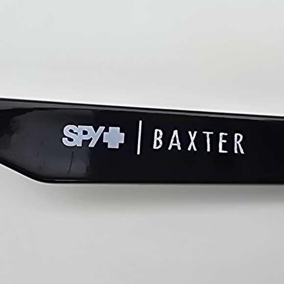 Spy Optic Baxter Gloss Black Frame Blue Mirror Lens Sunglasses Italy 54-20-132 - Picture 8 of 15